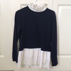 Ruffle sweater